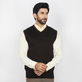 Men's Sleevesless Sweater - Brown, Men's Sweater & Sweat Shirts, Chase Value, Chase Value
