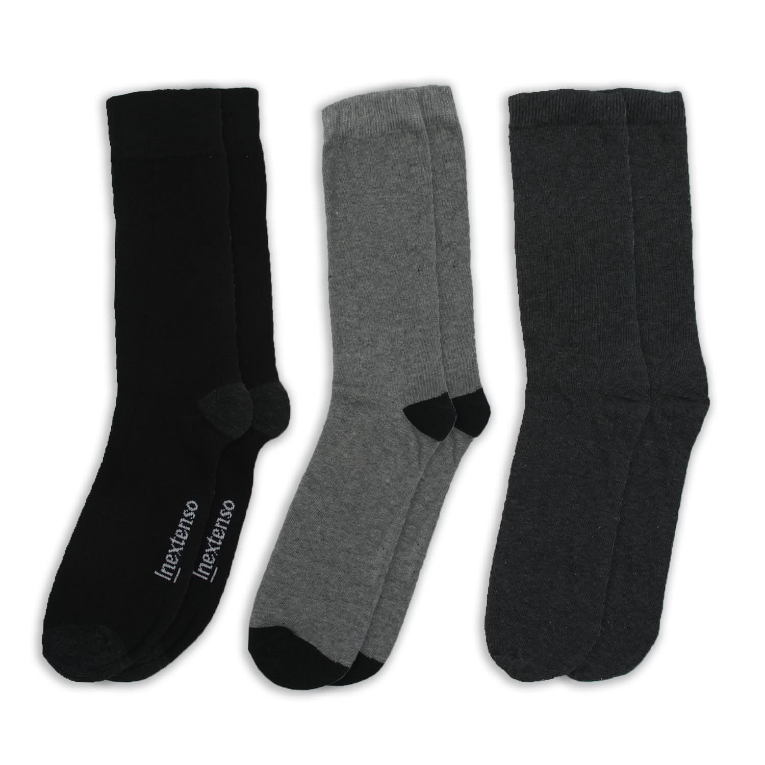 Men’s 3Pcs Socks Full - Multi Color, Men's Socks, Chase Value, Chase Value