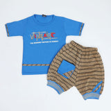Boys Half Sleeves Short Suit - Blue, Boys Sets & Suits, Chase Value, Chase Value