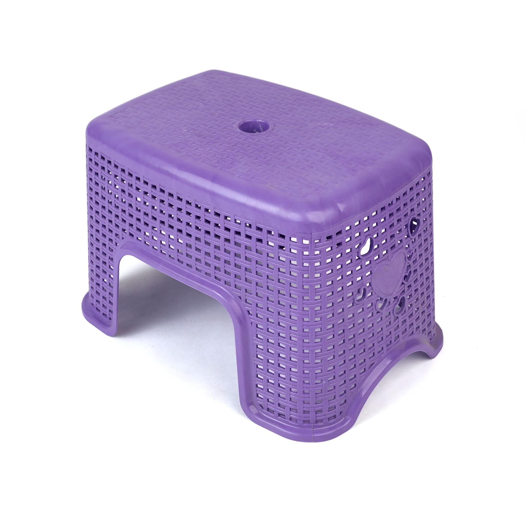 DWD Patra Mini Plastic Bathroom Stool - Purple, Bathroom Stool, Chase Value, Chase Value