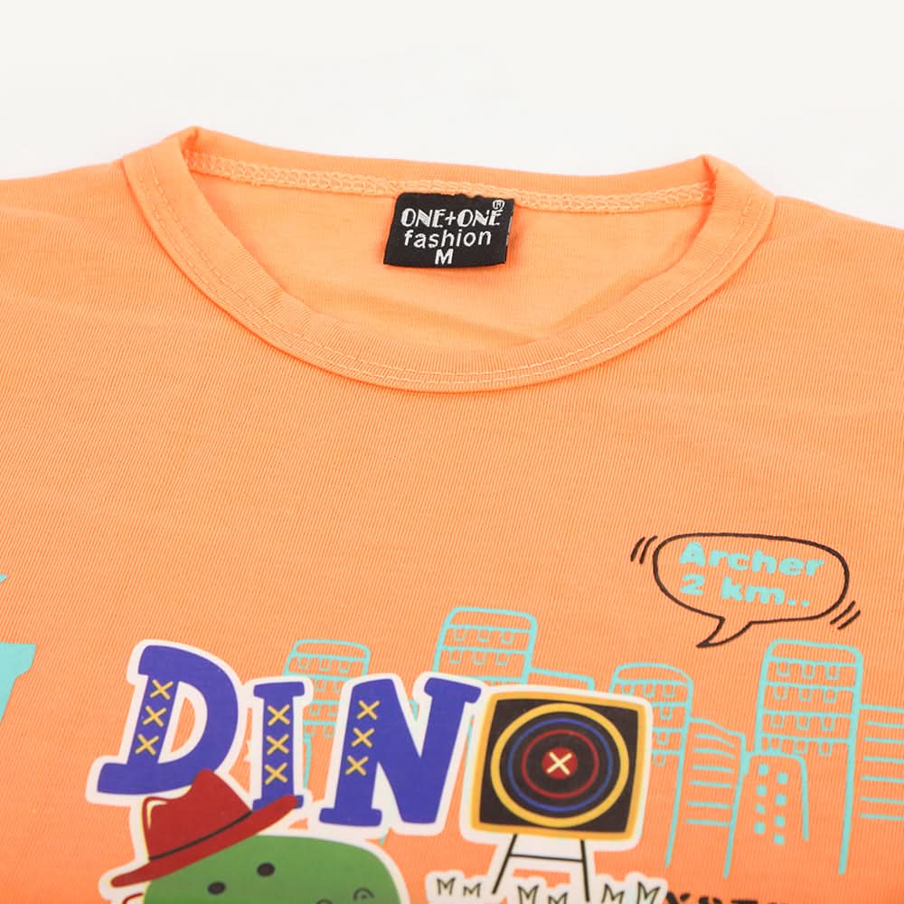 Boys Half Sleeves Suit - Orange, Boys Sets & Suits, Chase Value, Chase Value