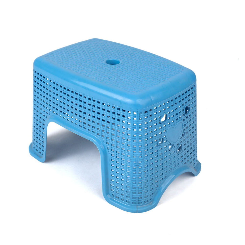 DWD Patra Mini Plastic Bathroom Stool - Blue, Bathroom Stool, Chase Value, Chase Value