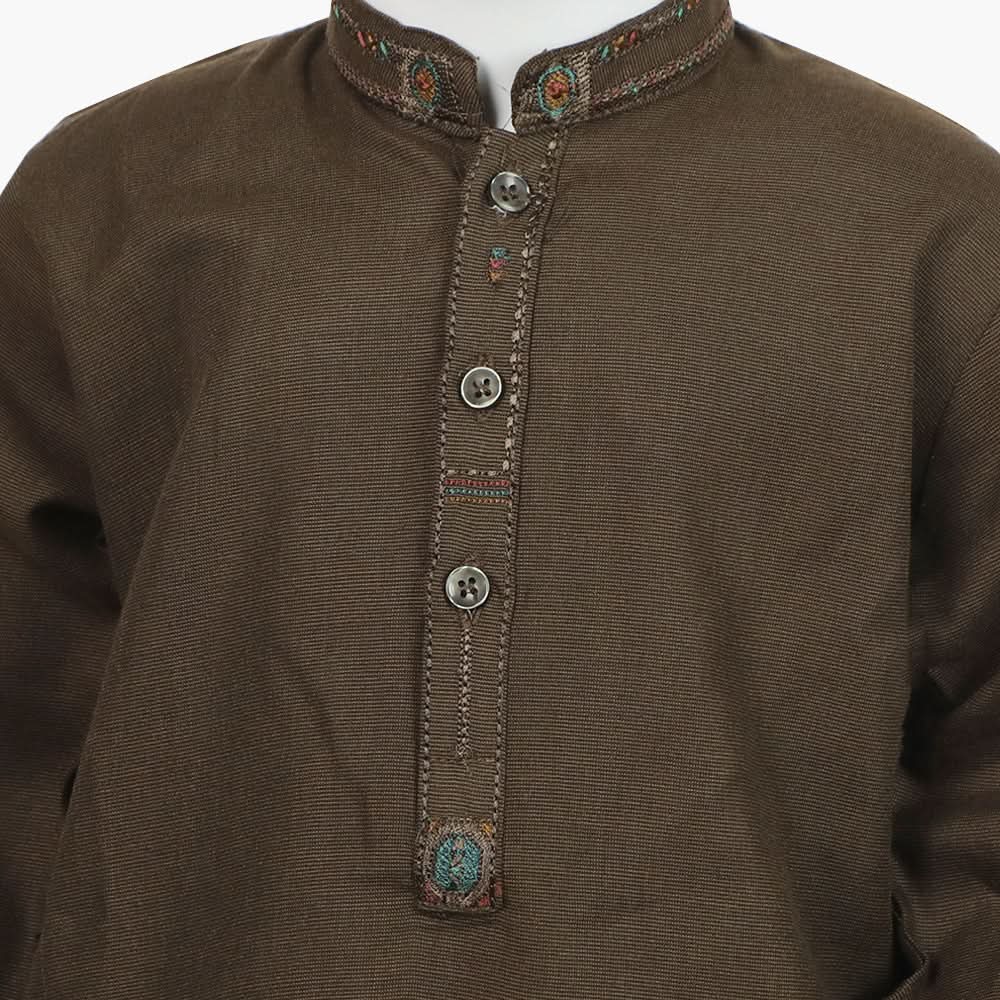 Boys Shalwar Suit - Dark Brown, Boys Shalwar Kameez, Chase Value, Chase Value