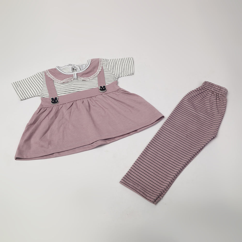Girl's Tight Half Sleeves Suit - Light Purple, Girls Suits, Chase Value, Chase Value