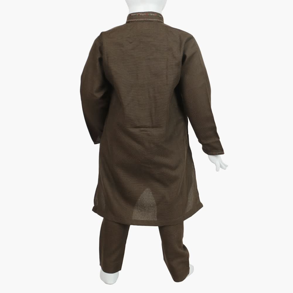 Boys Shalwar Suit - Dark Brown, Boys Shalwar Kameez, Chase Value, Chase Value