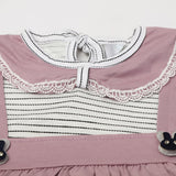 Girl's Tight Half Sleeves Suit - Light Purple, Girls Suits, Chase Value, Chase Value