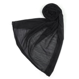 Women's Plain Turkish Stole - Black, Women Shawls & Scarves, Chase Value, Chase Value