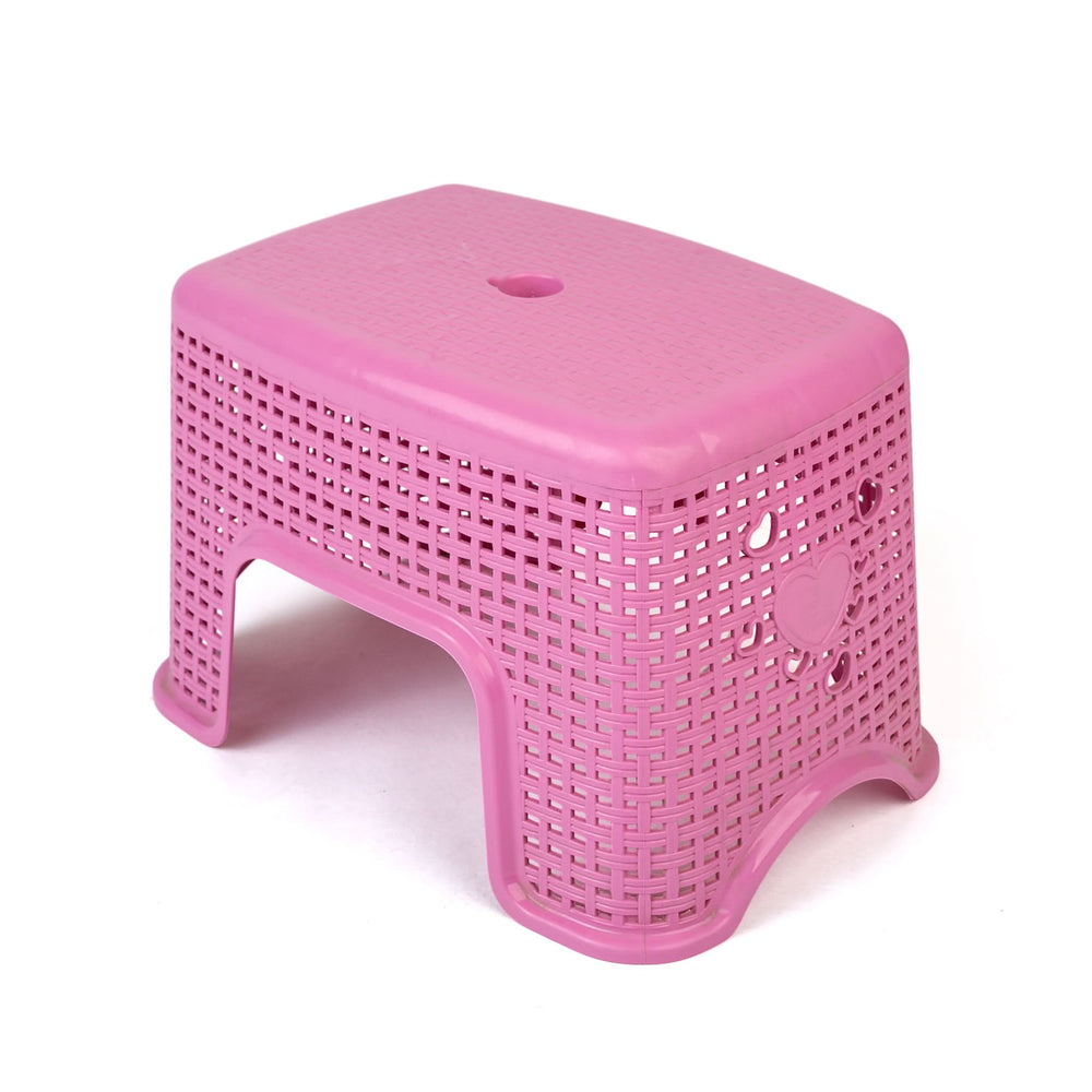 DWD Patra Mini Plastic Bathroom Stool - Pink, Bathroom Stool, Chase Value, Chase Value
