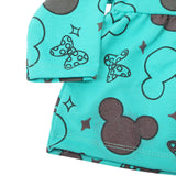 Newborn Girls Full Sleeves Frock - Sea Green, Newborn Girls Frocks, Chase Value, Chase Value