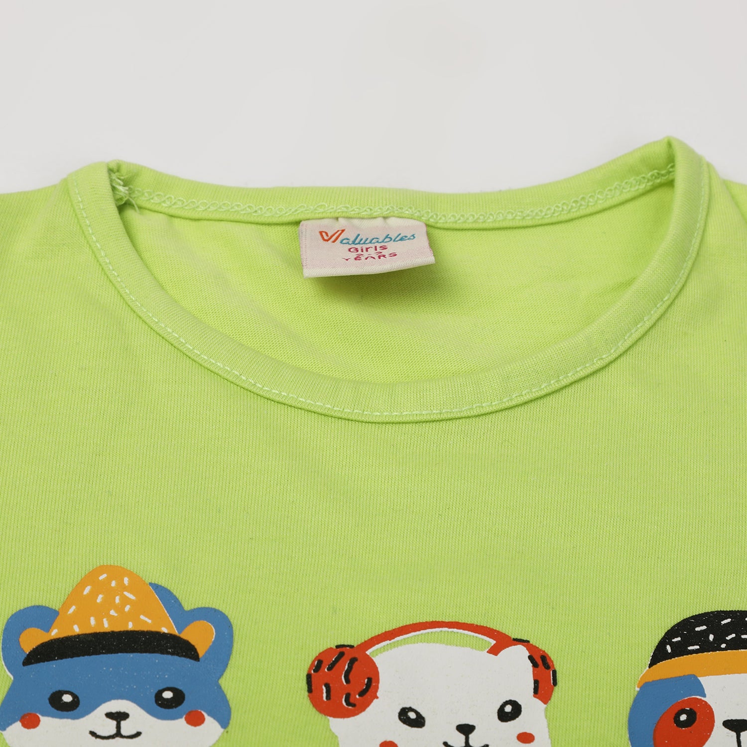 Girl's Half Sleeves Suit - Light Green, Girls Suits, Chase Value, Chase Value