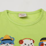 Girl's Half Sleeves Suit - Light Green, Girls Suits, Chase Value, Chase Value