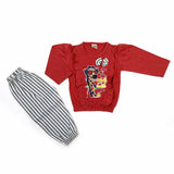 Girls Full Sleeves Tight Suit - Red, Girls Suits, Chase Value, Chase Value