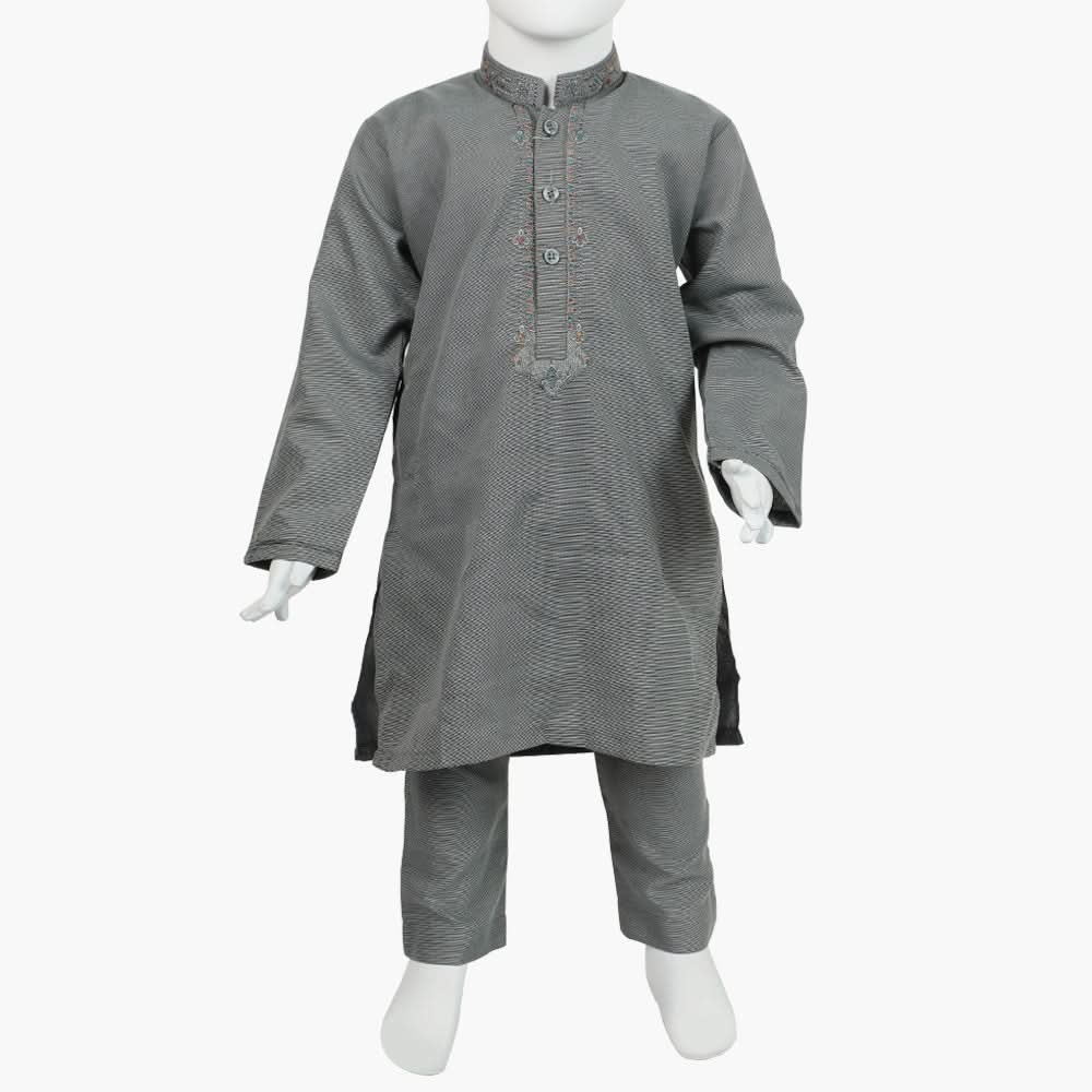 Boys Shalwar Suit - Grey, Boys Shalwar Kameez, Chase Value, Chase Value