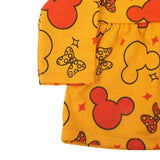 Newborn Girls Full Sleeves Frock - Mustard, Newborn Girls Frocks, Chase Value, Chase Value