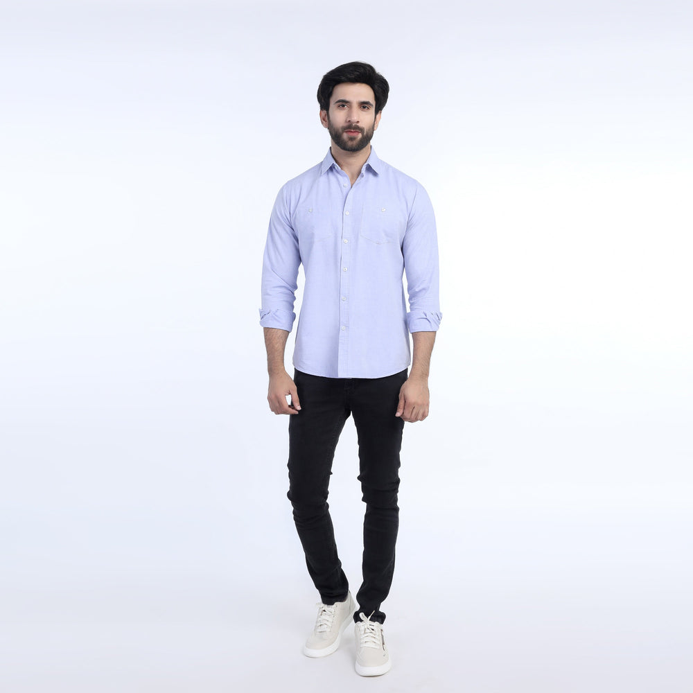 Eminent Men's Casual Chambray Shirt - Sky Blue, Men's Shirts, Eminent, Chase Value