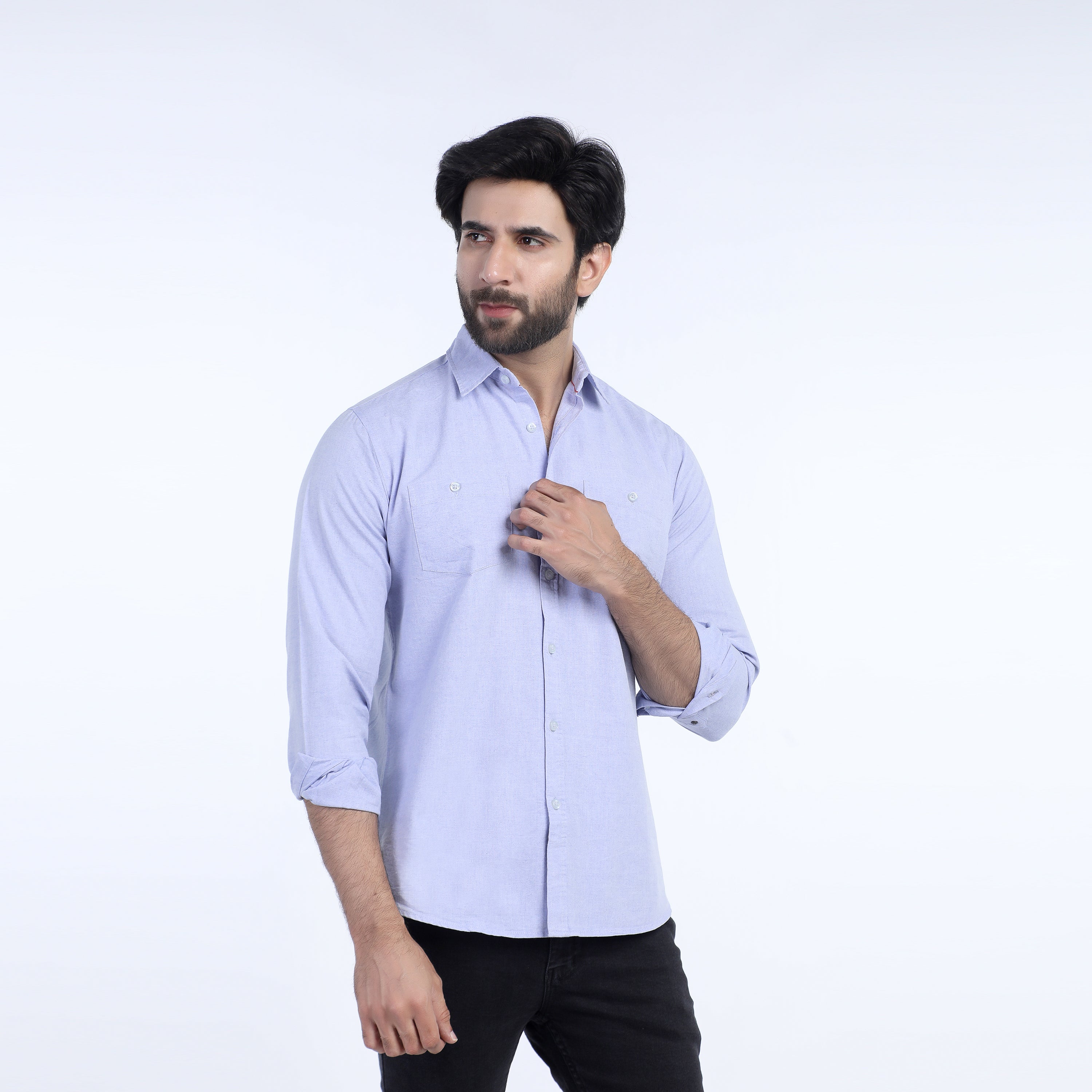 Eminent Men's Casual Chambray Shirt - Sky Blue, Men's Shirts, Eminent, Chase Value
