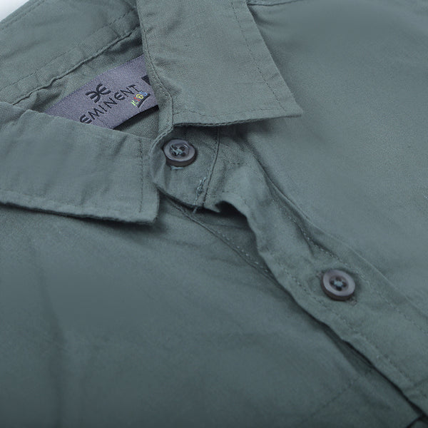 Eminent Boys Plain Shirt - Green