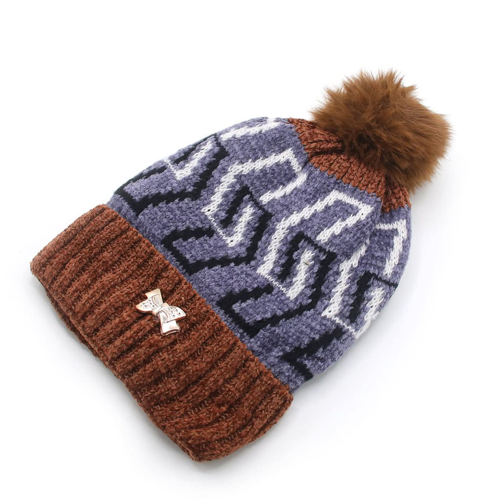 Women's Woolen Cap - Brown, Women's Cap & Other Accessories, Chase Value, Chase Value