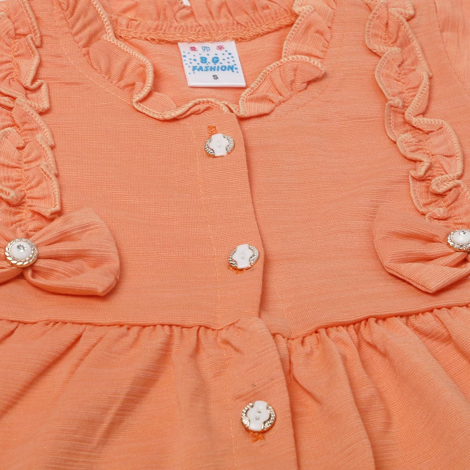 Girls Half Sleeves Suits - Peach, Girls Suits, Chase Value, Chase Value