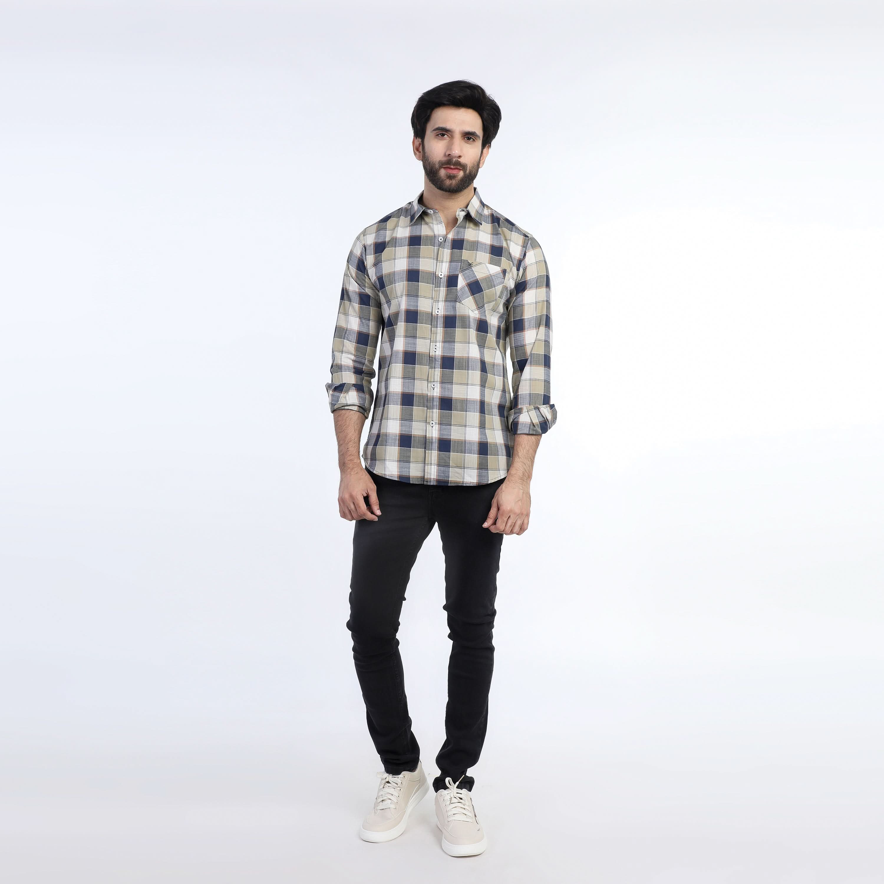 Eminent Men's Casual Check Shirt - Multi Color, Men's Shirts, Eminent, Chase Value