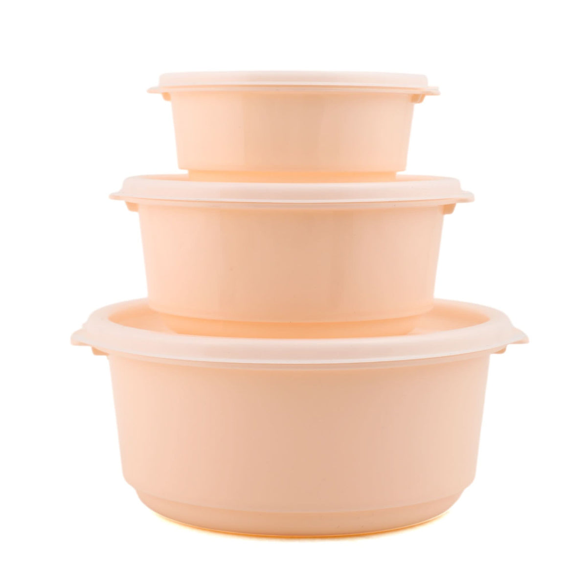 Belli Plastic Ultra Crisper Box 3 in 1 Set - Peach, Storage Boxes, Chase Value, Chase Value