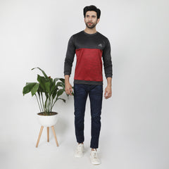 Men's Full Sleeves Sweat Shirt - Dark Grey