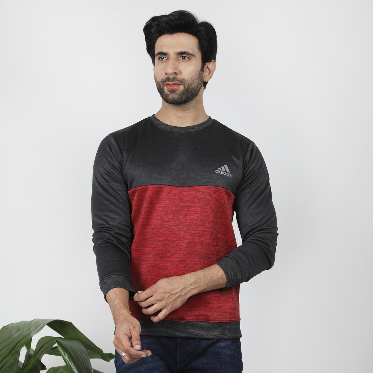 Men's Full Sleeves Sweat Shirt - Dark Grey, Men's Sweater & Sweat Shirts, Chase Value, Chase Value