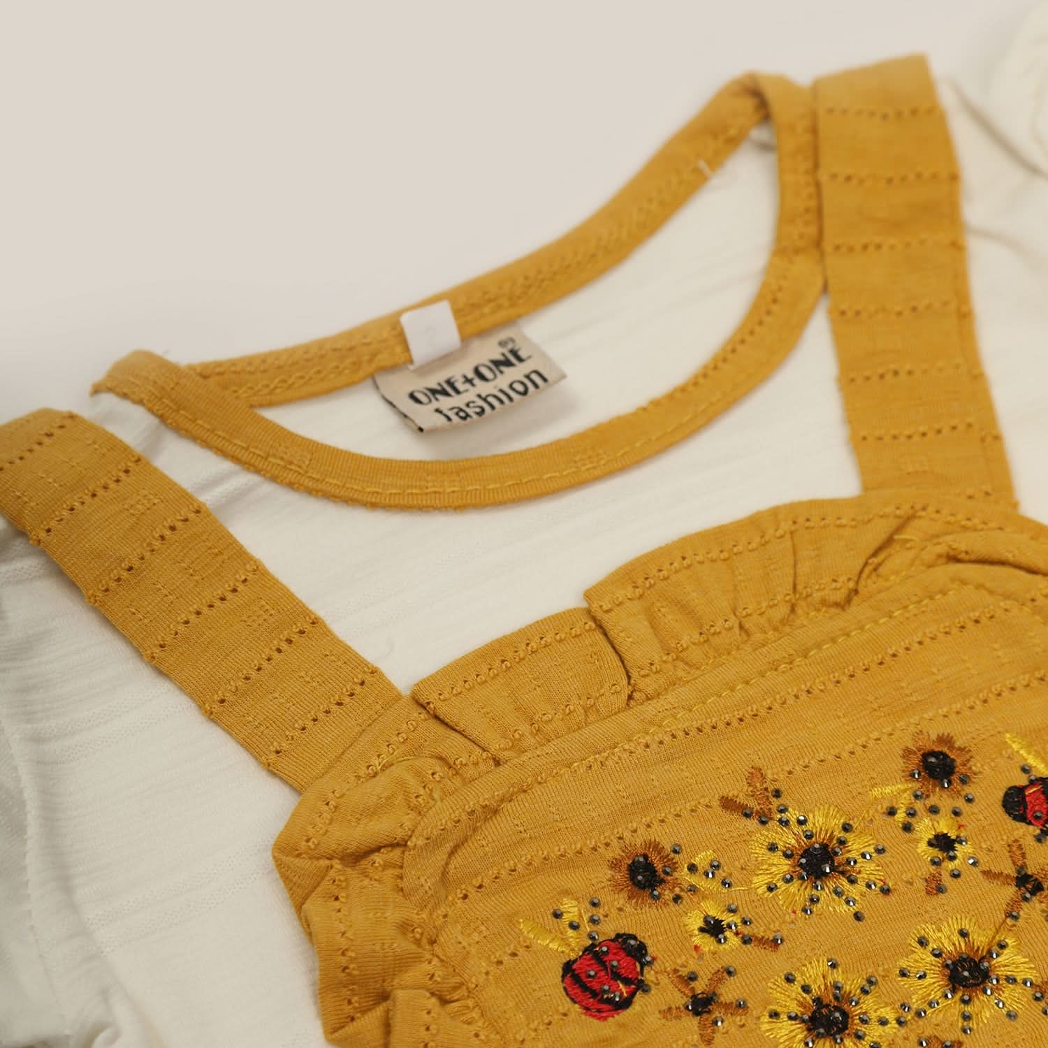 Girls Full Sleeves Tight Suit - Mustard, Girls Suits, Chase Value, Chase Value