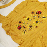 Girls Full Sleeves Tight Suit - Mustard, Girls Suits, Chase Value, Chase Value