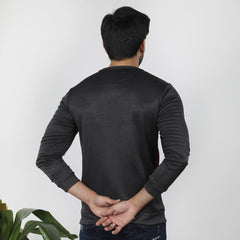 Men's Full Sleeves Sweat Shirt - Dark Grey