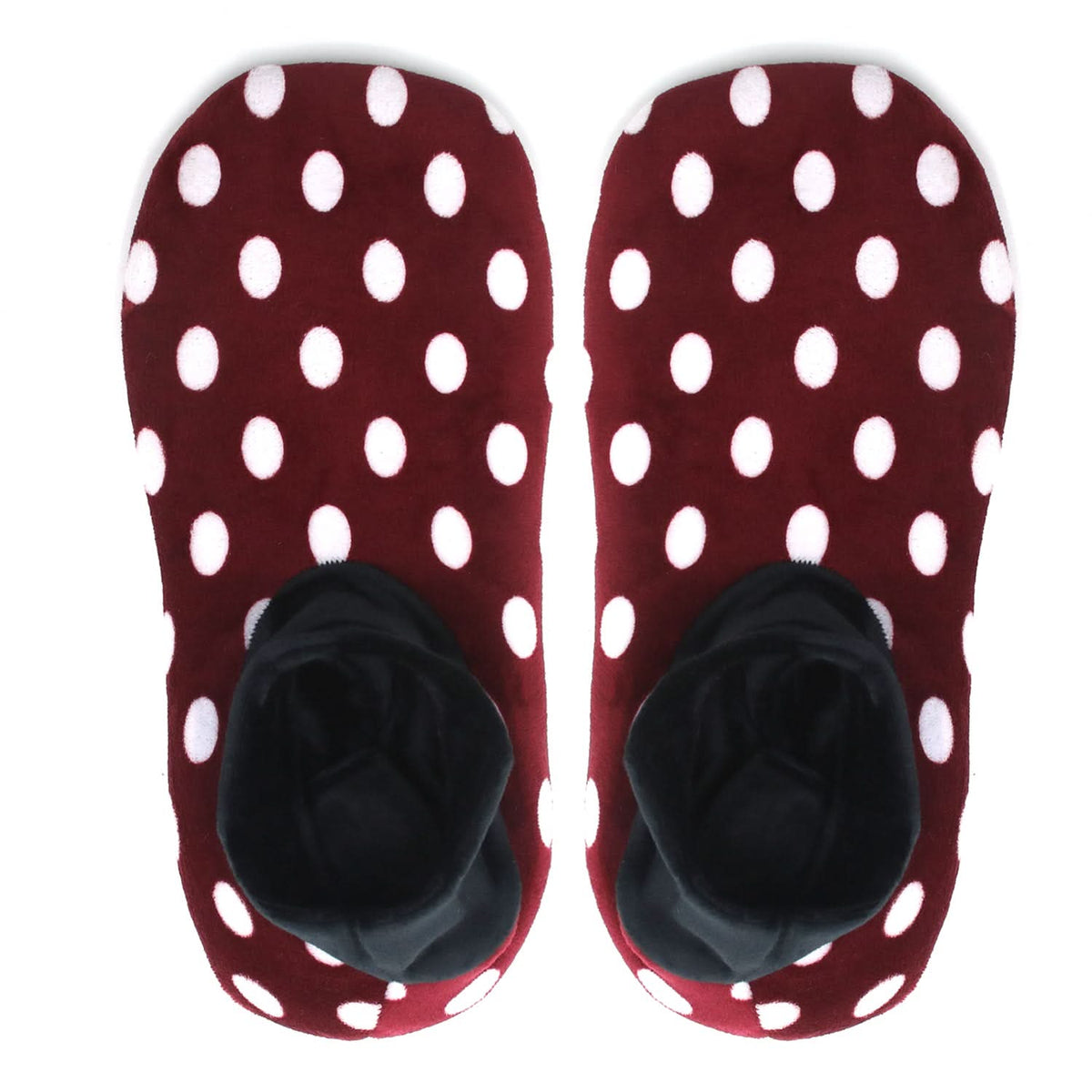 Women's Velvet Boot Socks - Maroon, Women Socks Stocking & Gloves, Chase Value, Chase Value
