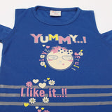 Girl's Half Sleeves Suit - Royal Blue, Girls Suits, Chase Value, Chase Value