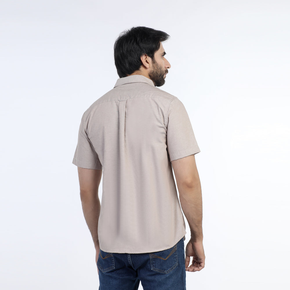 Eminent Men's Casual Half Sleeves Shirt - Beige, Men's Shirts, Eminent, Chase Value