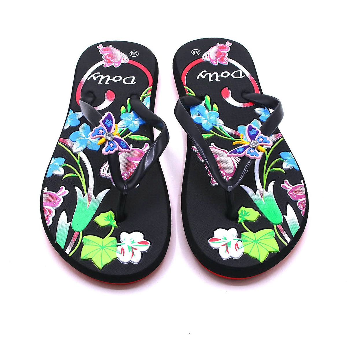 Women's Flip Flop Slipper - Black, Women Slippers, Chase Value, Chase Value