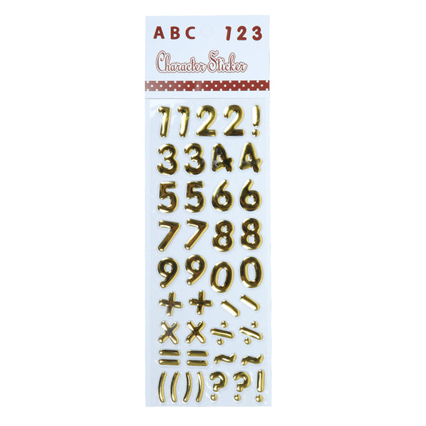 Educational Number Stickers for Kids