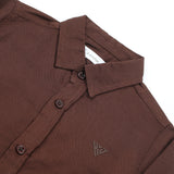 Boys Chambray Casual Full Sleeves Shirt - Brown, Boys Shirts, Chase Value, Chase Value