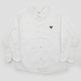 Boys Chambray Casual Full Sleeves Shirt - White, Boys Shirts, Chase Value, Chase Value