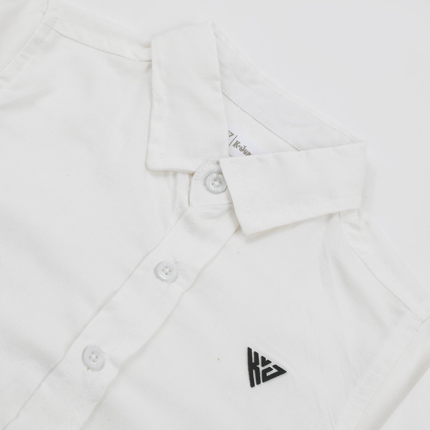 Boys Chambray Casual Full Sleeves Shirt - White, Boys Shirts, Chase Value, Chase Value