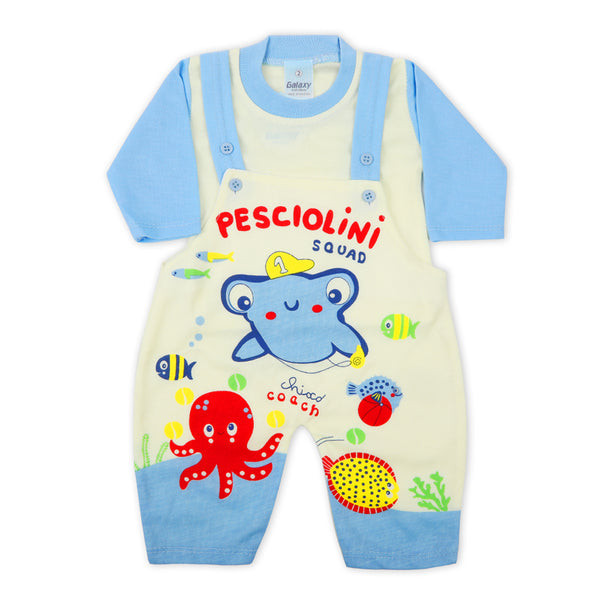 Newborn Boys Full Sleeves Romper - Blue