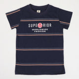 Boys Half Sleeves T-Shirt - Navy Blue, Boys T-Shirts, Chase Value, Chase Value
