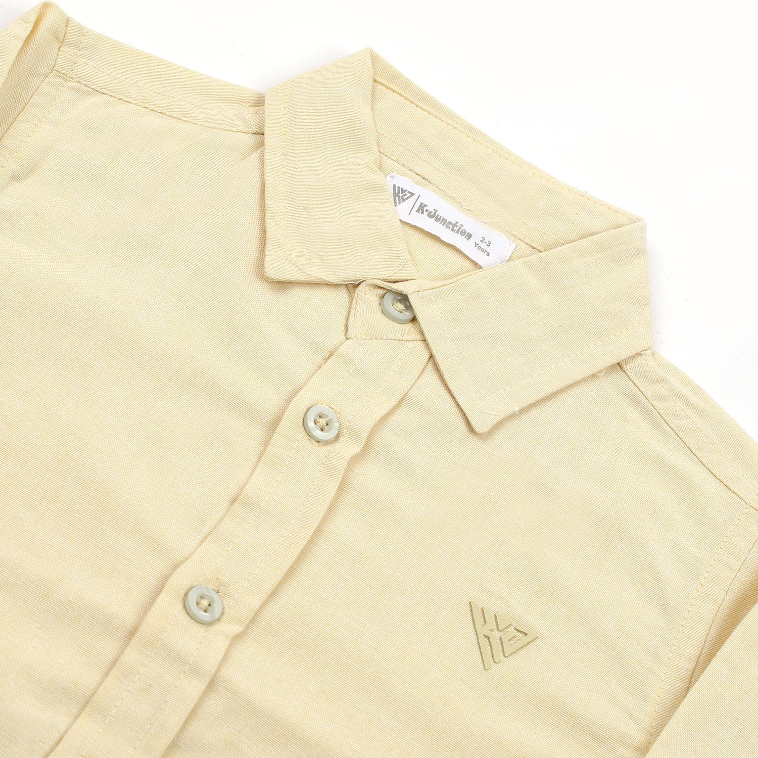 Boys Chambray Casual Full Sleeves Shirt - Lemon, Boys Shirts, Chase Value, Chase Value