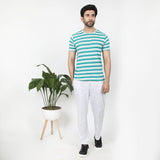 Men's Half Sleeves Night Suit - Sea Green, Men's Nightwear, Chase Value, Chase Value