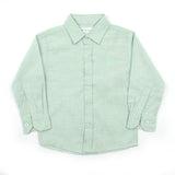 Boys Chambray Casual Full Sleeves Shirt - Ice Green, Boys Shirts, Chase Value, Chase Value