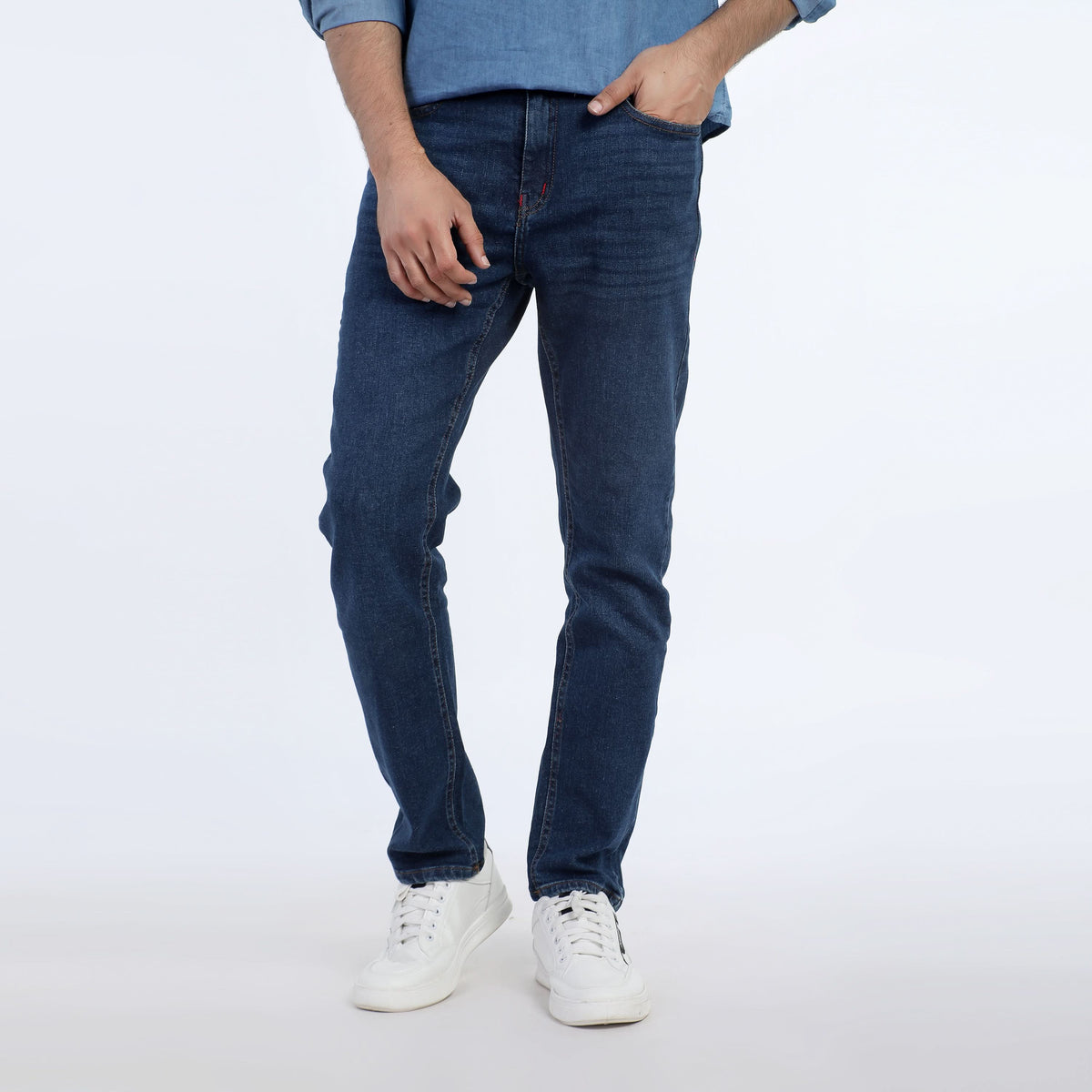 Men's Casual Stretch Denim Pant - Dark Blue, Men's Casual Pants & Jeans, Chase Value, Chase Value