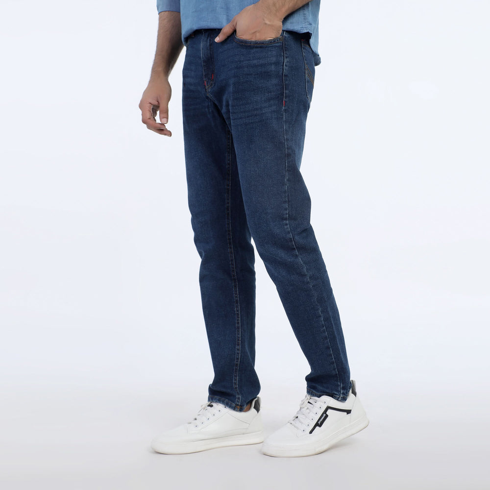 Men's Casual Stretch Denim Pant - Dark Blue, Men's Casual Pants & Jeans, Chase Value, Chase Value