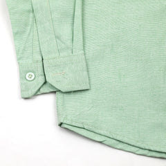 Boys Chambray Casual Full Sleeves Shirt - Ice Green