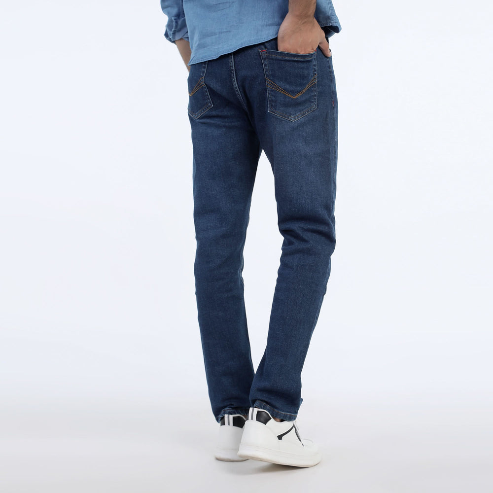 Men's Casual Stretch Denim Pant - Dark Blue, Men's Casual Pants & Jeans, Chase Value, Chase Value