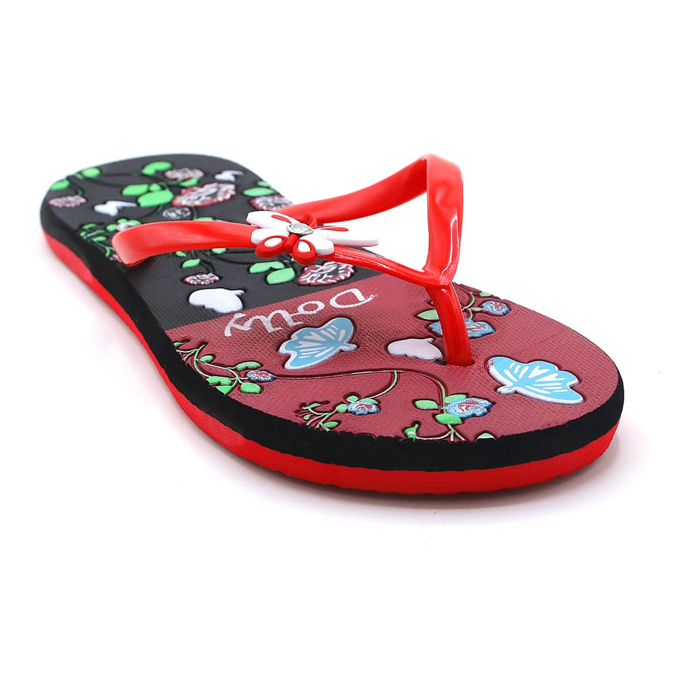 Women's Flip Flop Slipper - Red, Women Slippers, Chase Value, Chase Value
