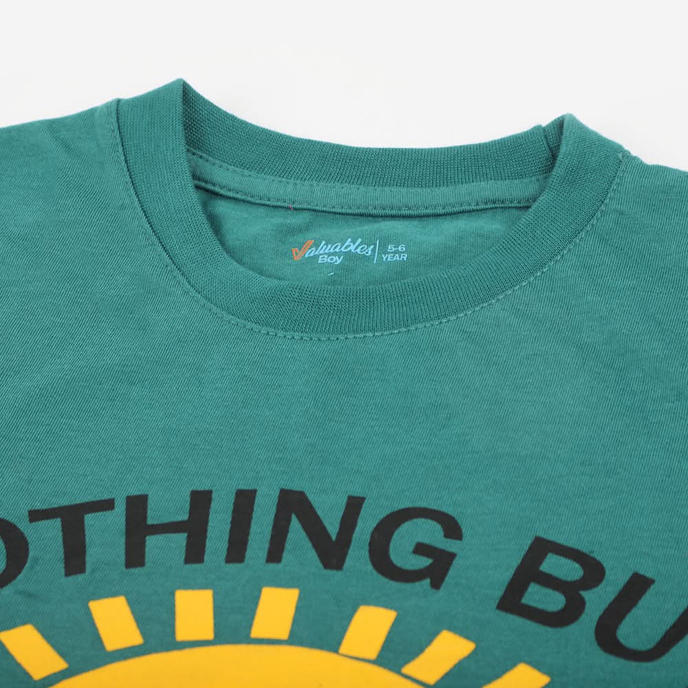 Boys Half Sleeves T-Shirt - Dark Green, Boys T-Shirts, Chase Value, Chase Value
