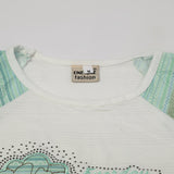 Girls Tight Half Sleeves Suit - Sea Green, Girls Suits, Chase Value, Chase Value